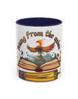 Rising from the Ashes Coffee Mug | Inspirational Phoenix Design | Motivational Gift for Book Lovers & Comebacks
