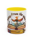 Rising from the Ashes Coffee Mug | Inspirational Phoenix Design | Motivational Gift for Book Lovers & Comebacks