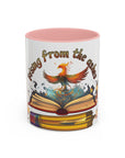 Rising from the Ashes Coffee Mug | Inspirational Phoenix Design | Motivational Gift for Book Lovers & Comebacks