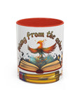 Rising from the Ashes Coffee Mug | Inspirational Phoenix Design | Motivational Gift for Book Lovers & Comebacks