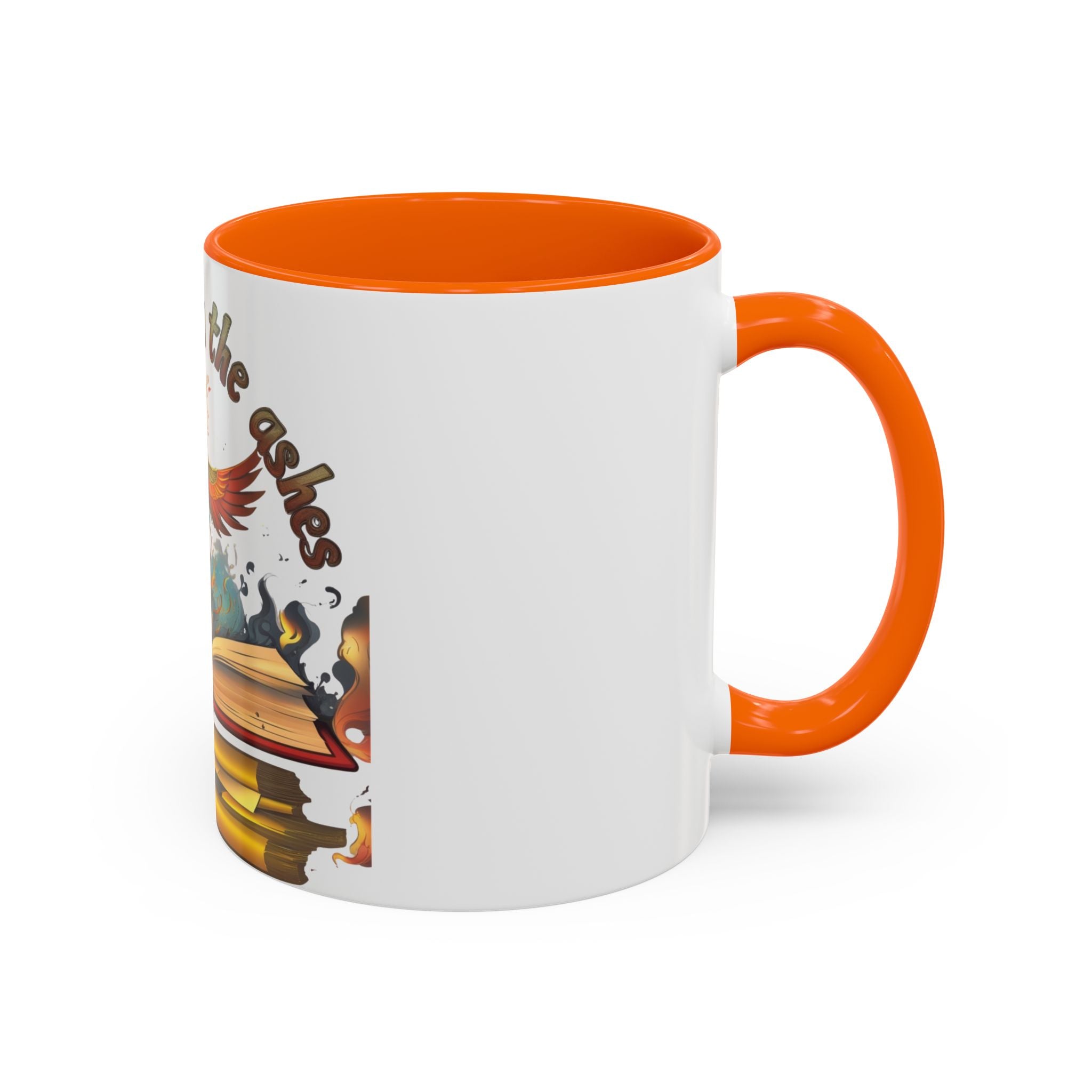 Rising from the Ashes Coffee Mug | Inspirational Phoenix Design | Motivational Gift for Book Lovers &amp; Comebacks