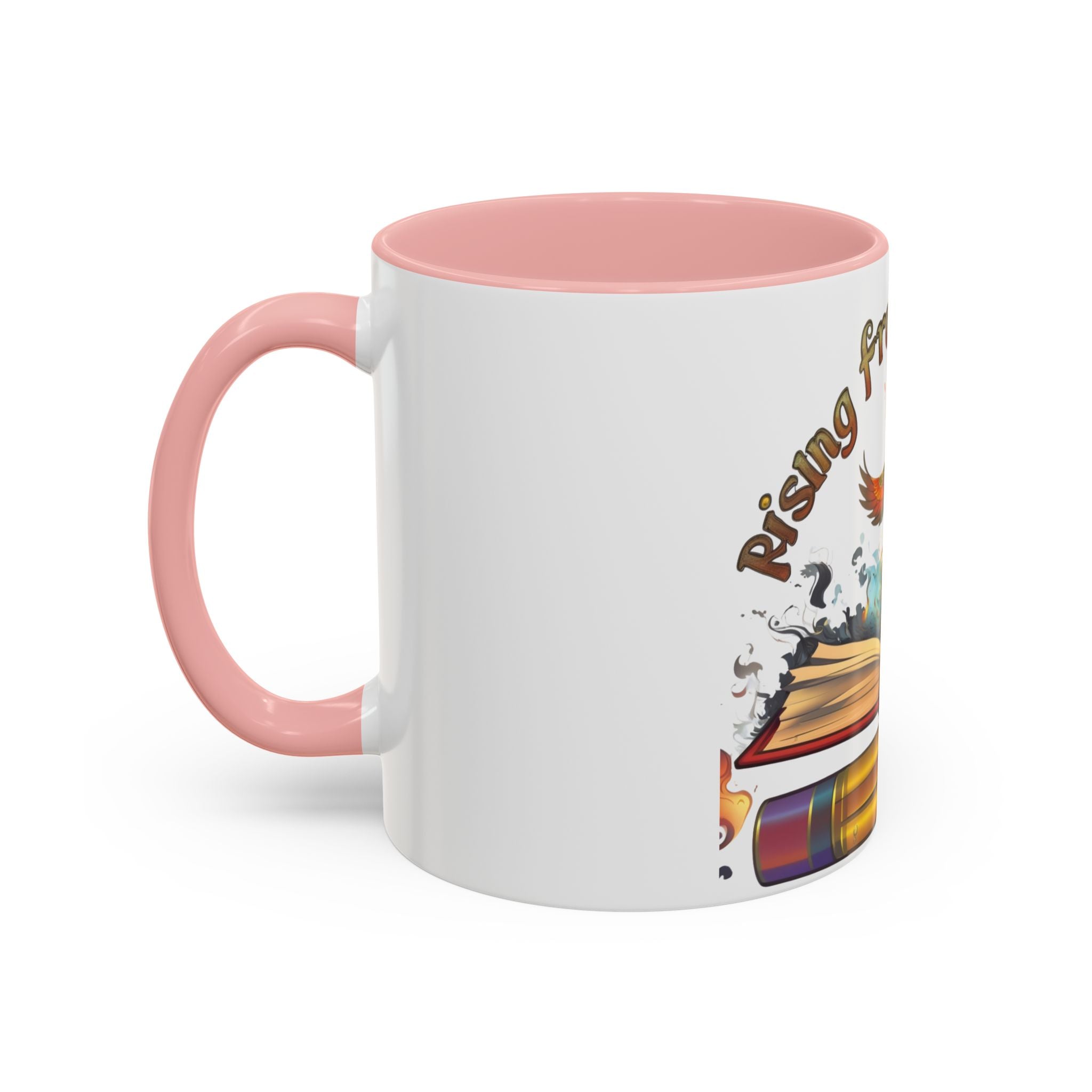 Rising from the Ashes Coffee Mug | Inspirational Phoenix Design | Motivational Gift for Book Lovers &amp; Comebacks